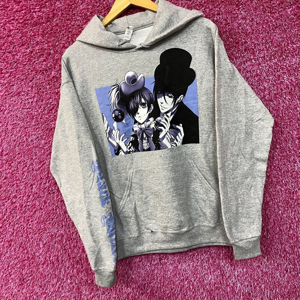 Black Butler Ciel and Sebastian Hoodie size Medium - Picture 3 of 4